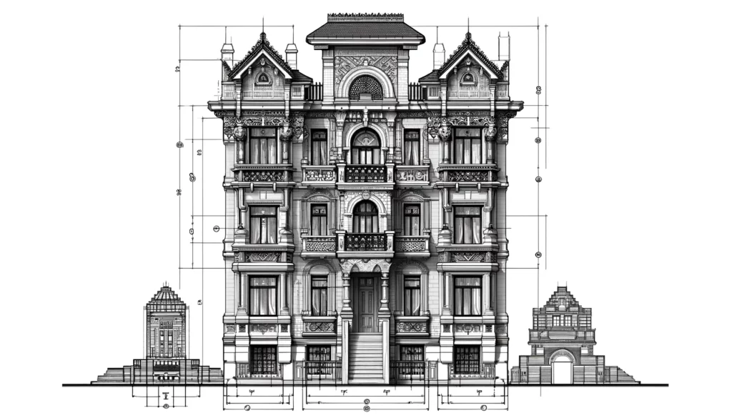 Un Capolavoro Architettonico Un Piccolo Condominio Integrato con Stili Vittoriano e Mesopotamico